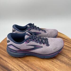 Brooks Ghost 15 Shoes Womens Size 9 B Purple Road Running Comfort Walking Gym